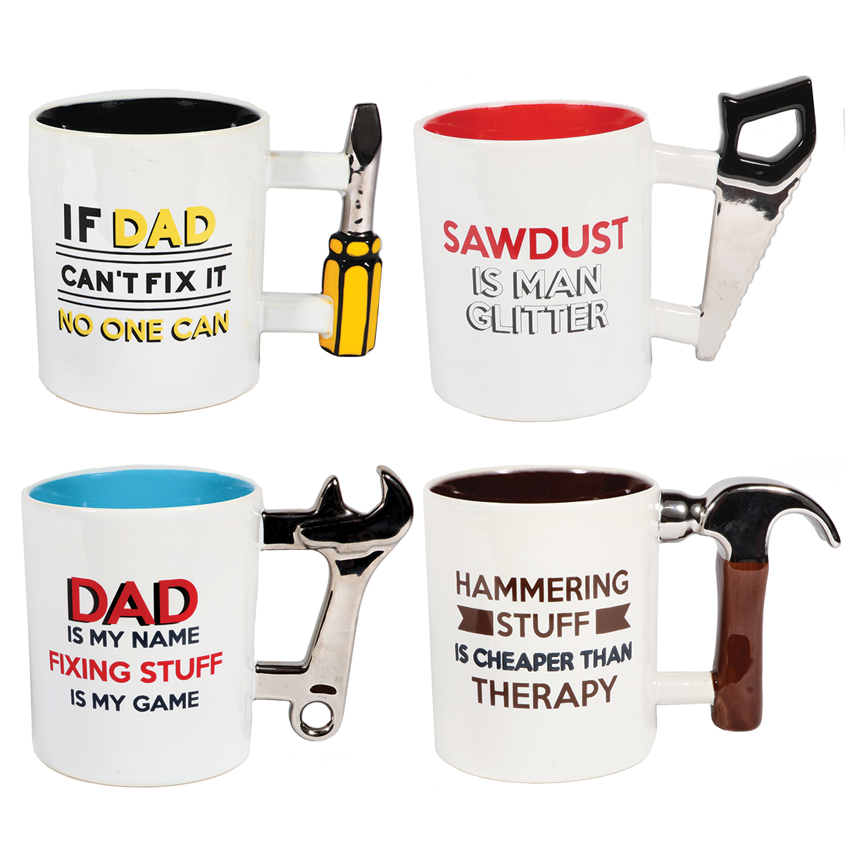 HAMMERING STUFF IS CHEAPER THAN THERAPY HAND TOOLS SAYING MUGS 20